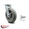 Service Caster 8 Inch Thermoplastic Rubber Swivel Caster with Roller Bearing and Swivel Lock SCC-30CS820-TPRRD-BSL - alternate 4